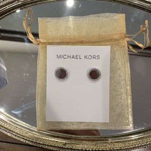 Michael Kors silver earrings